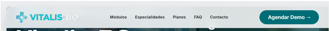 Vitalis-BO configurado para una especialidad concreta