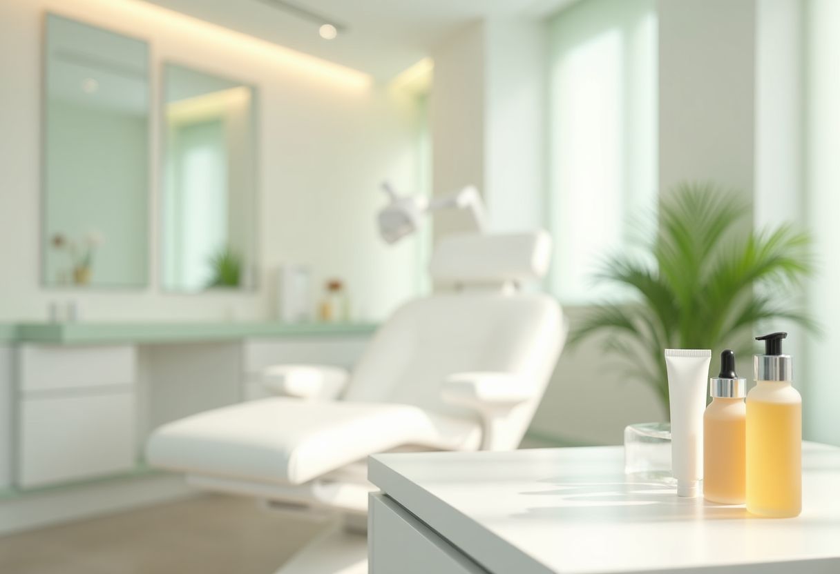 Consultorio de dermatologÃ­a con equipo de dermatoscopÃ­a