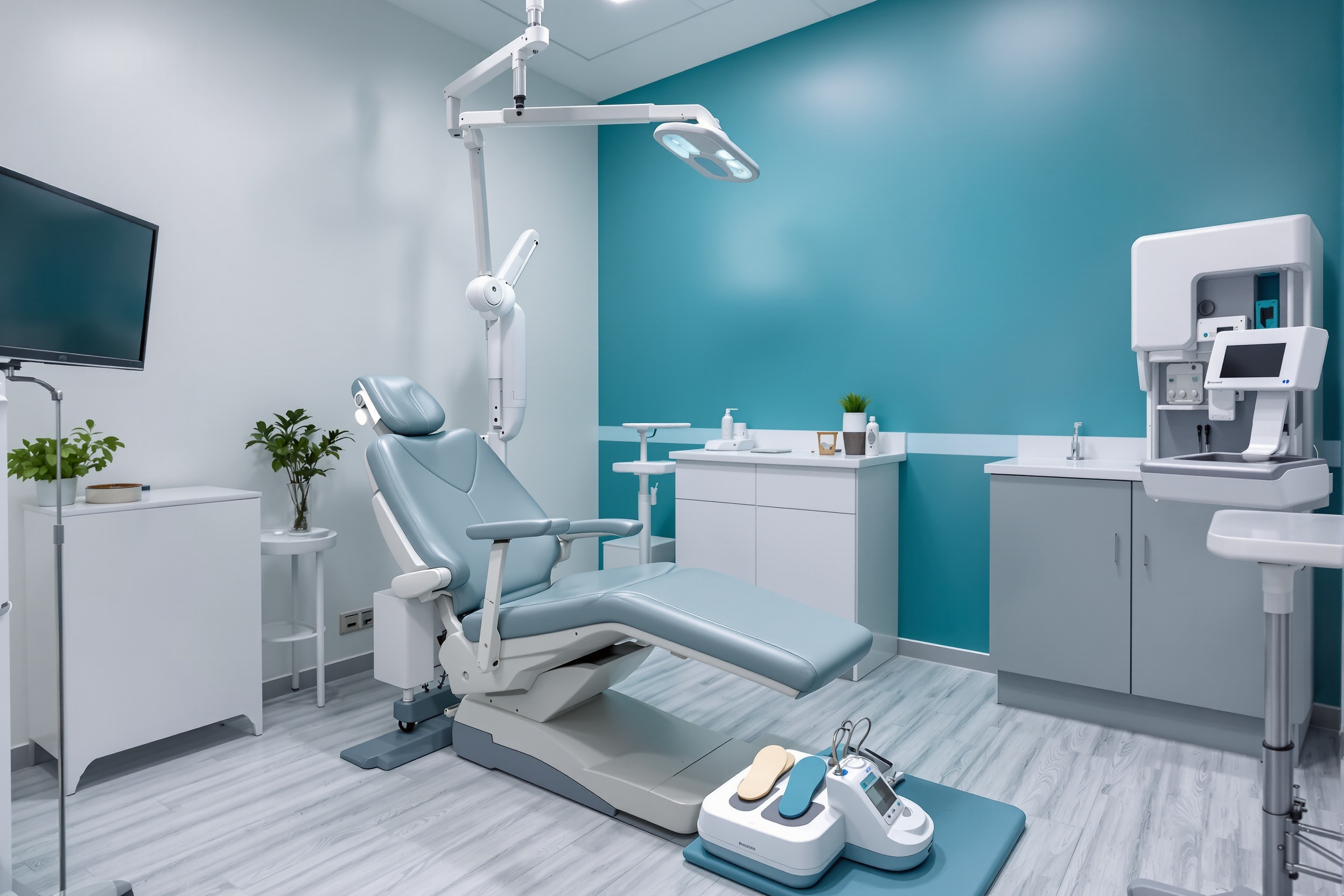 Consultorio de podologÃ­a equipado para un estudio biomecÃ¡nico